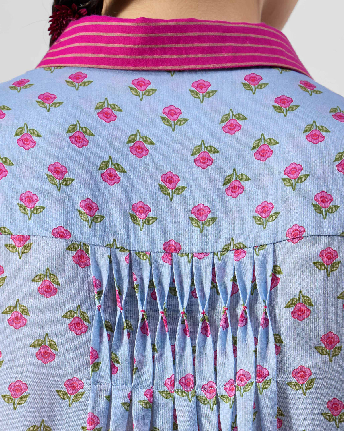 Kovvur Kurta - Cotton Silk A-Line Fit
