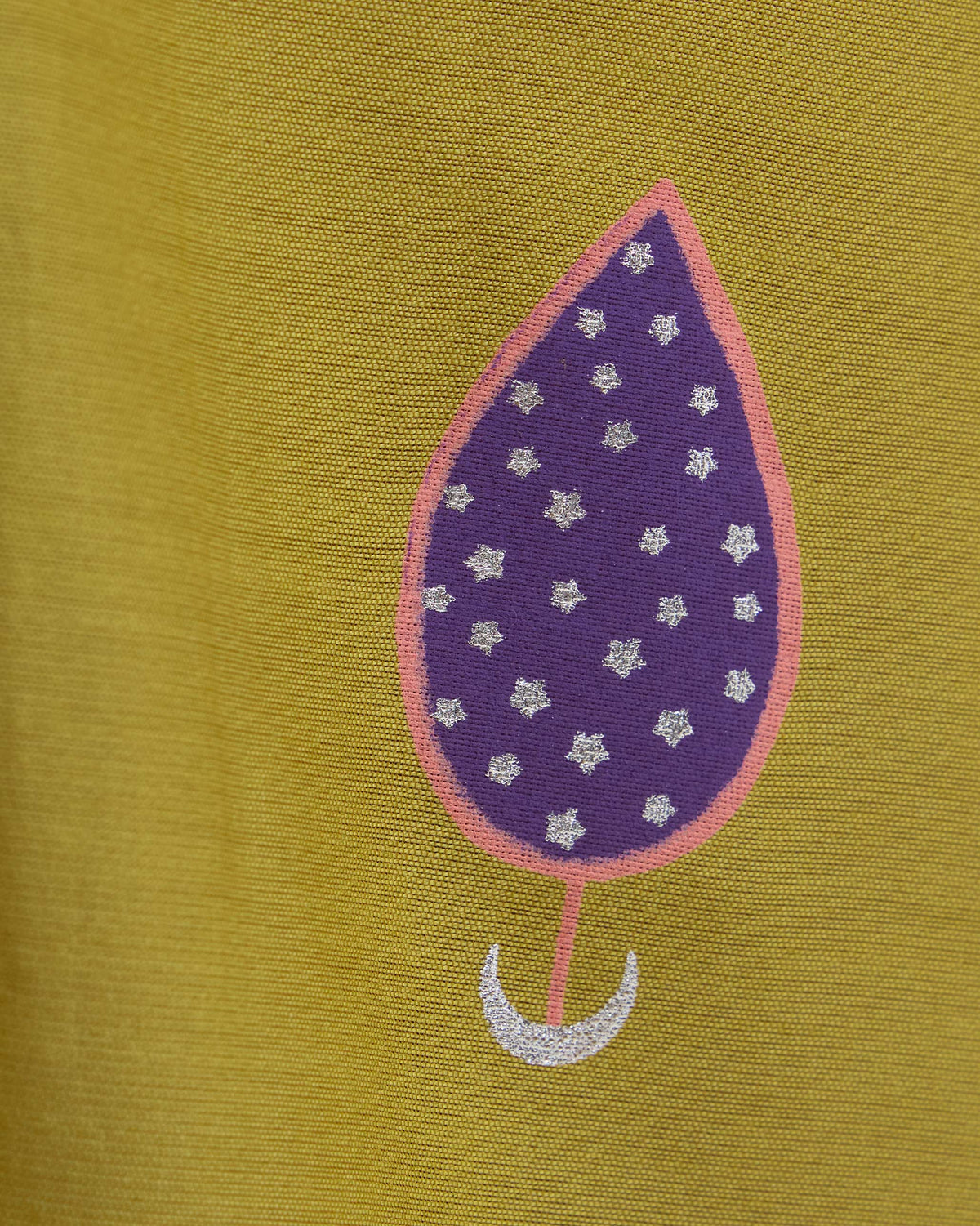 Boat Neck Kurta - Cotton Silk A-Line Fit
