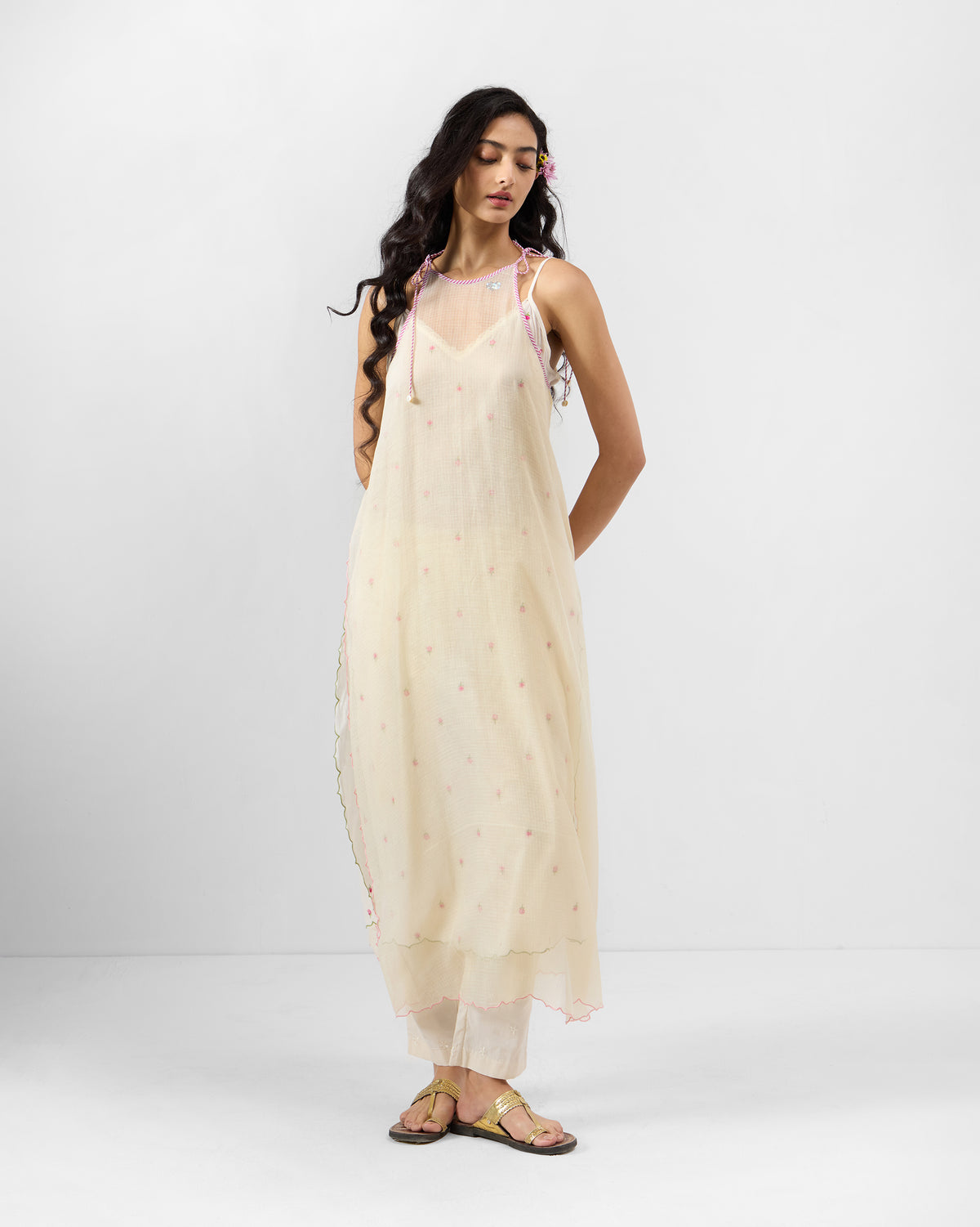 Kintara Pants - Embroidered 100% Cotton