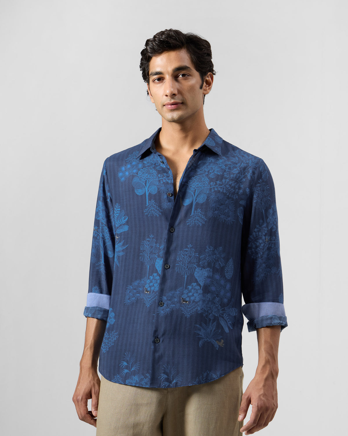Hakuna Shirt - Printed Bemberg Slim Fit