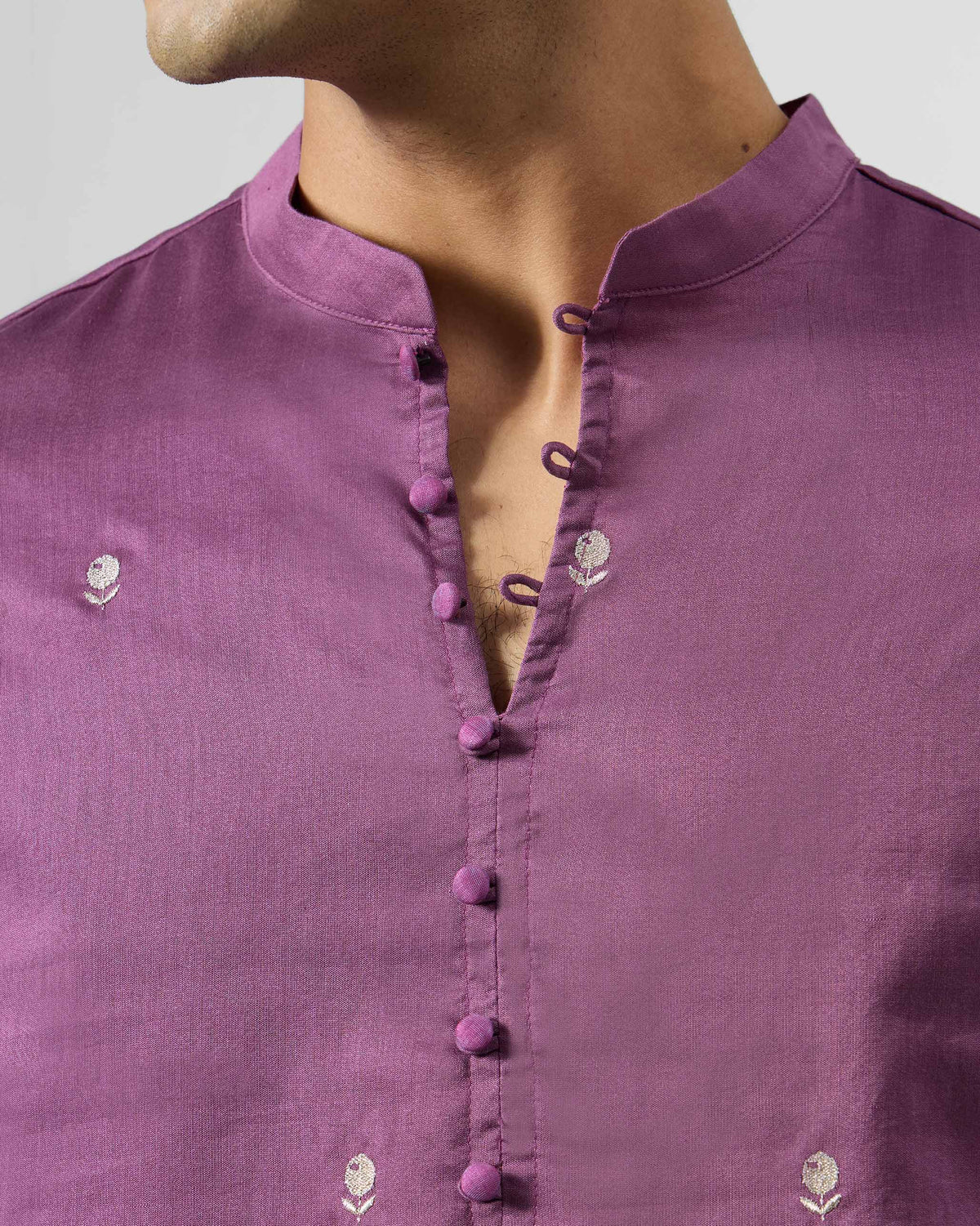 Zenith Kurta - Zari Cotton Silk Classic Fit