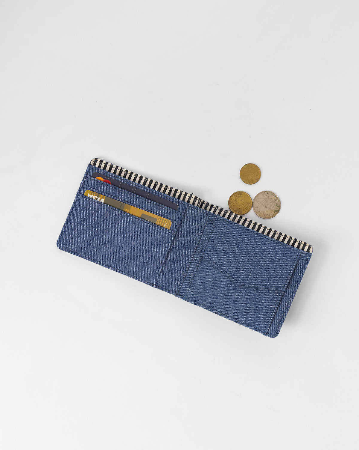 Classic Bi-Fold Wallet - Denim Blue