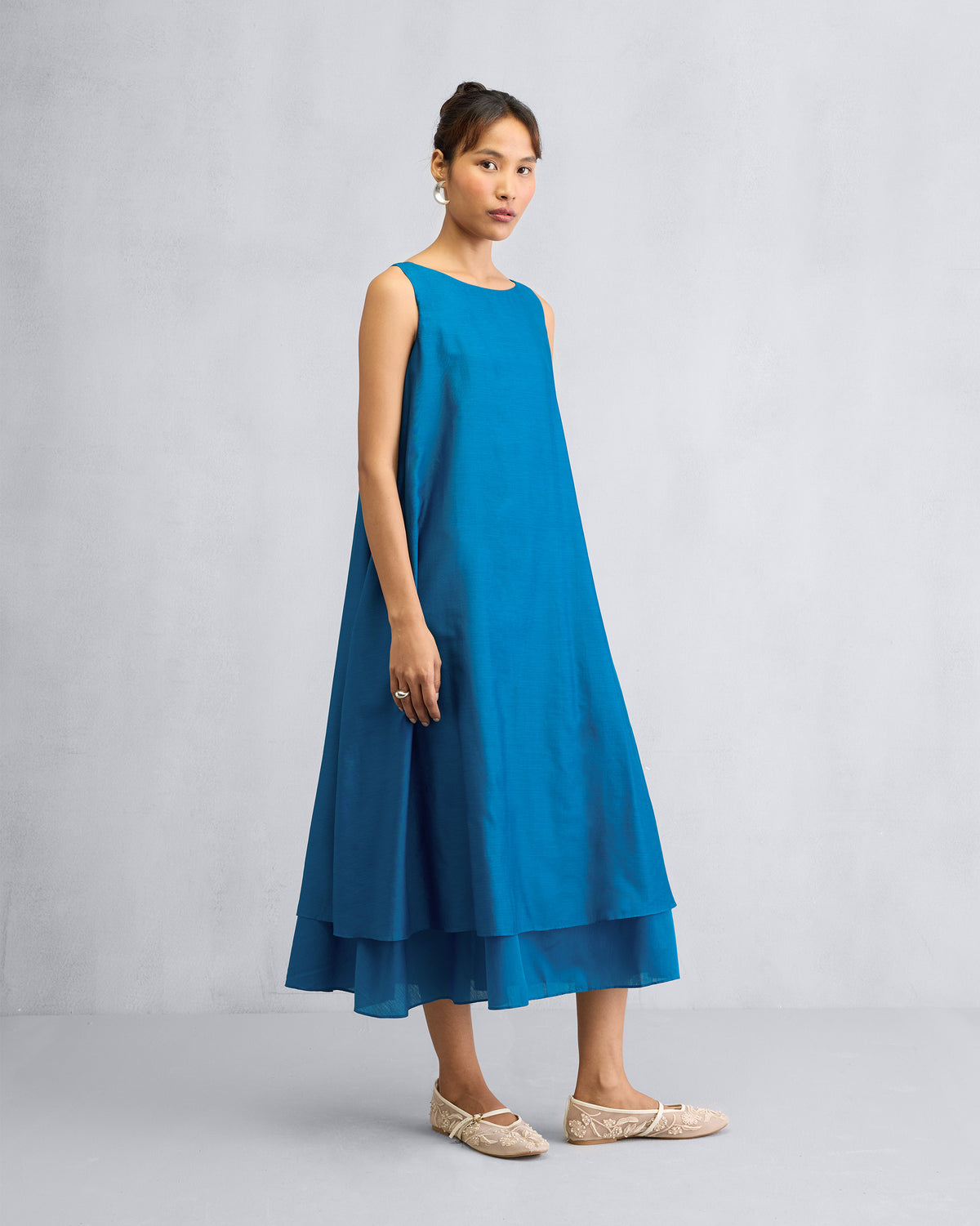 Double Layer Dress - Sapphire