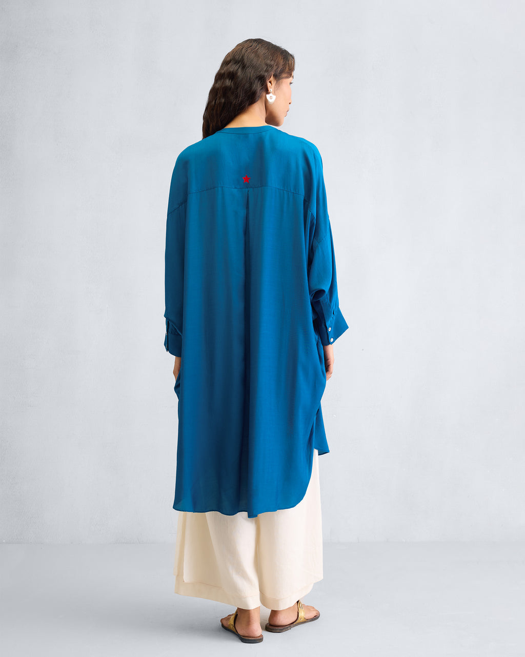 Lazy Sunday Tunic - Teal – Nicobar