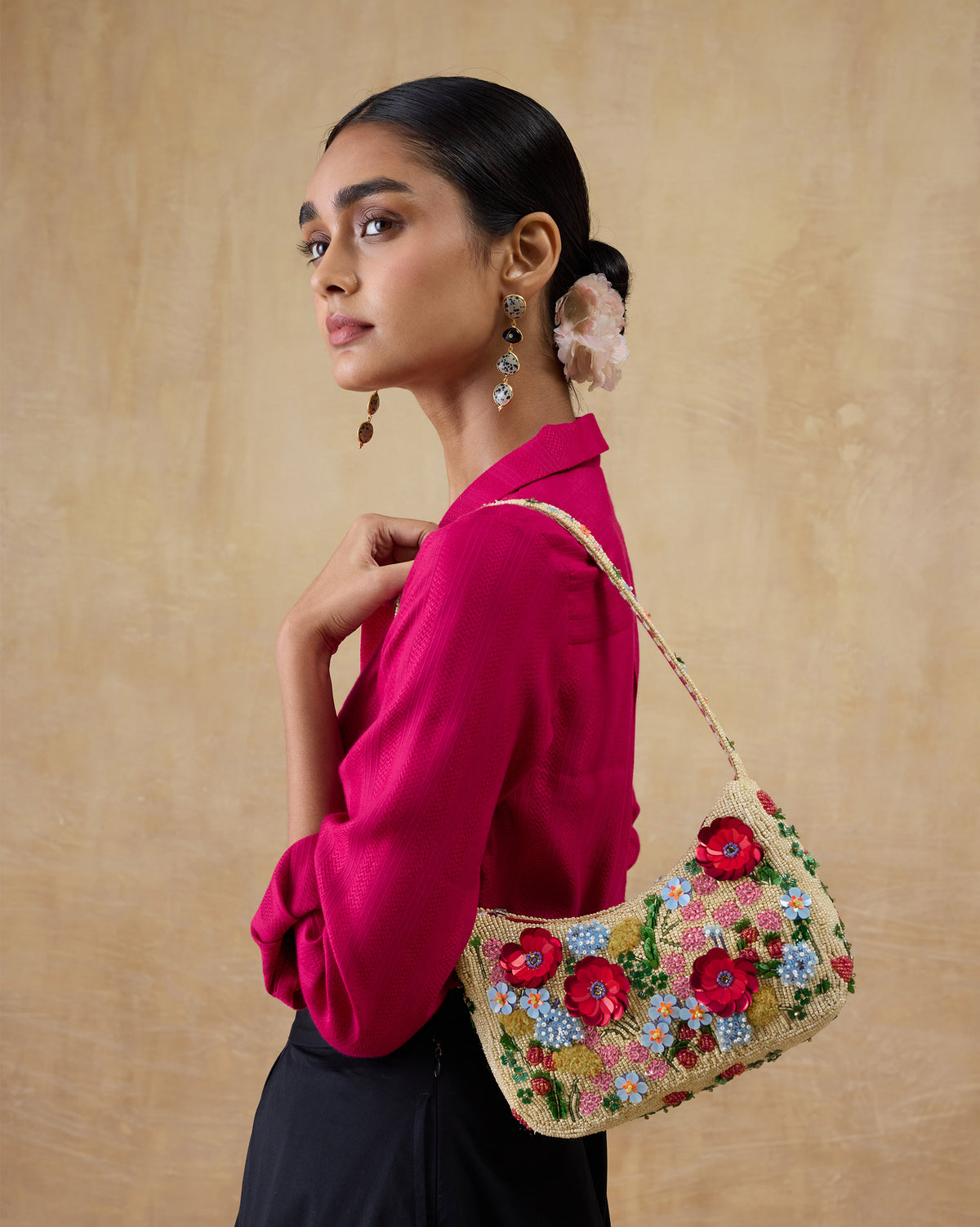 Bloom Bag - Floral Embroidered