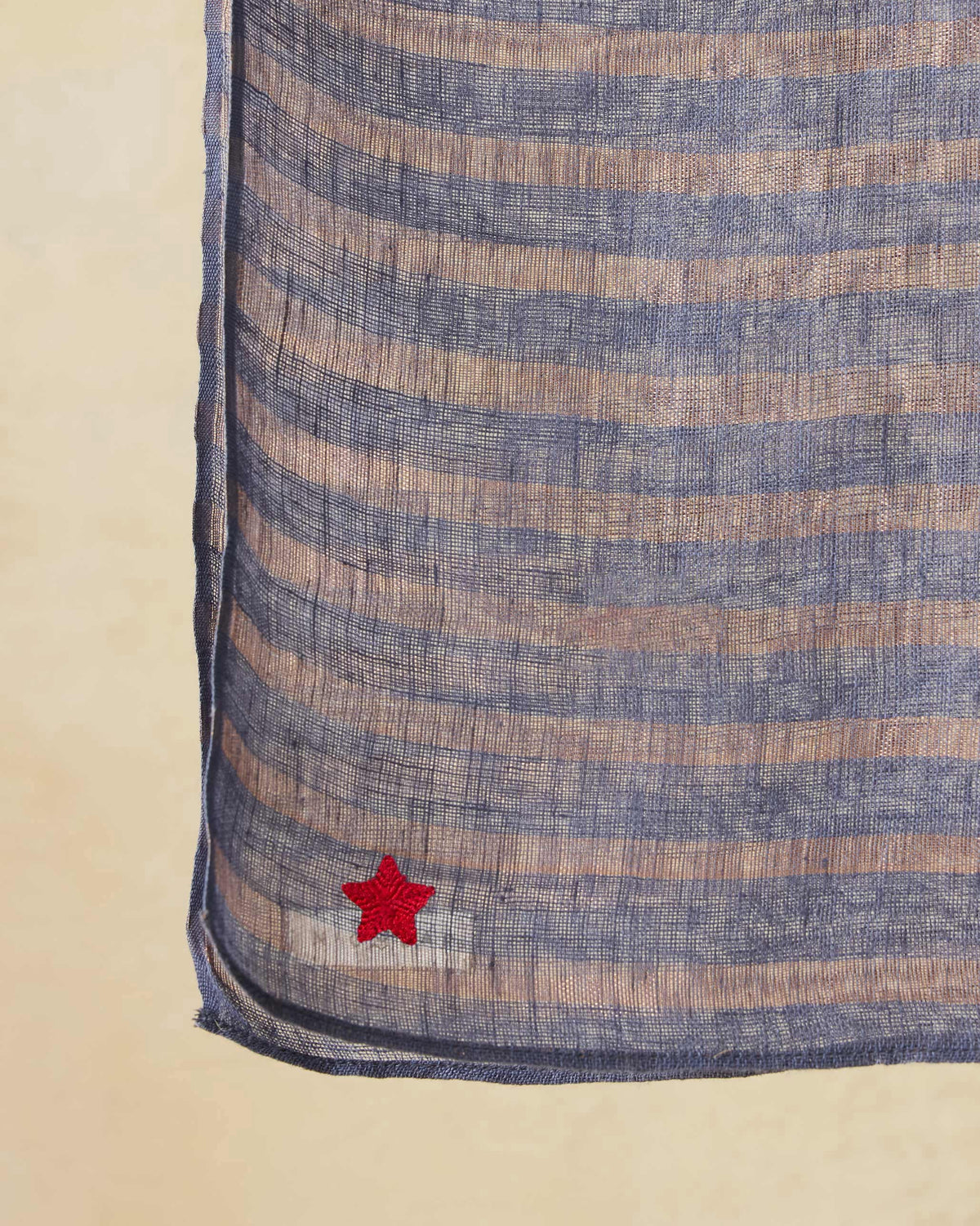 Firefly Scarf - Grey & Gold