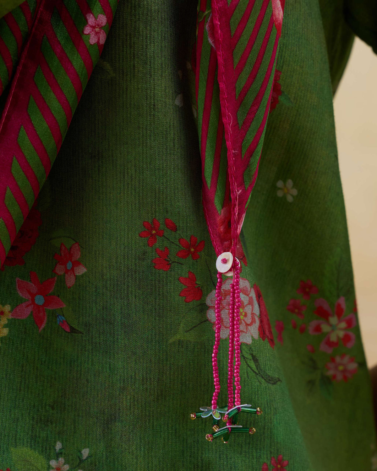 Bouquet Scarf - Green