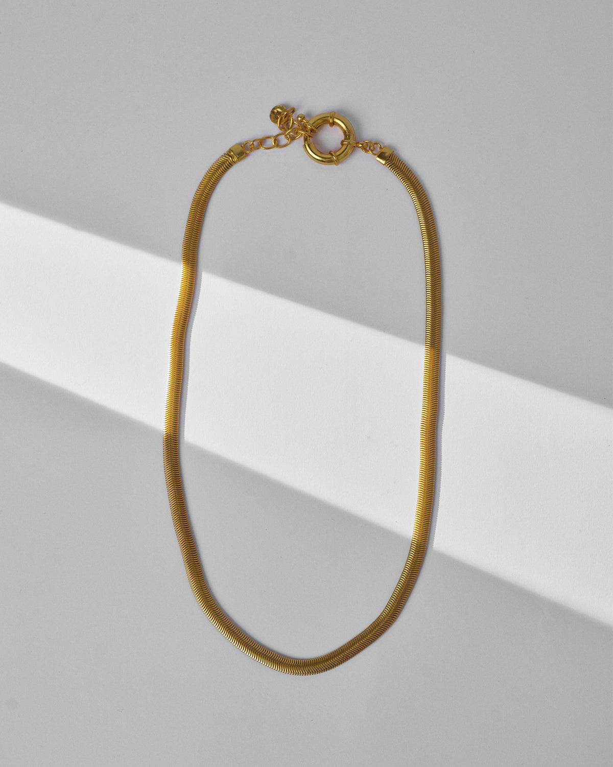 Herringbone Chain - Gold