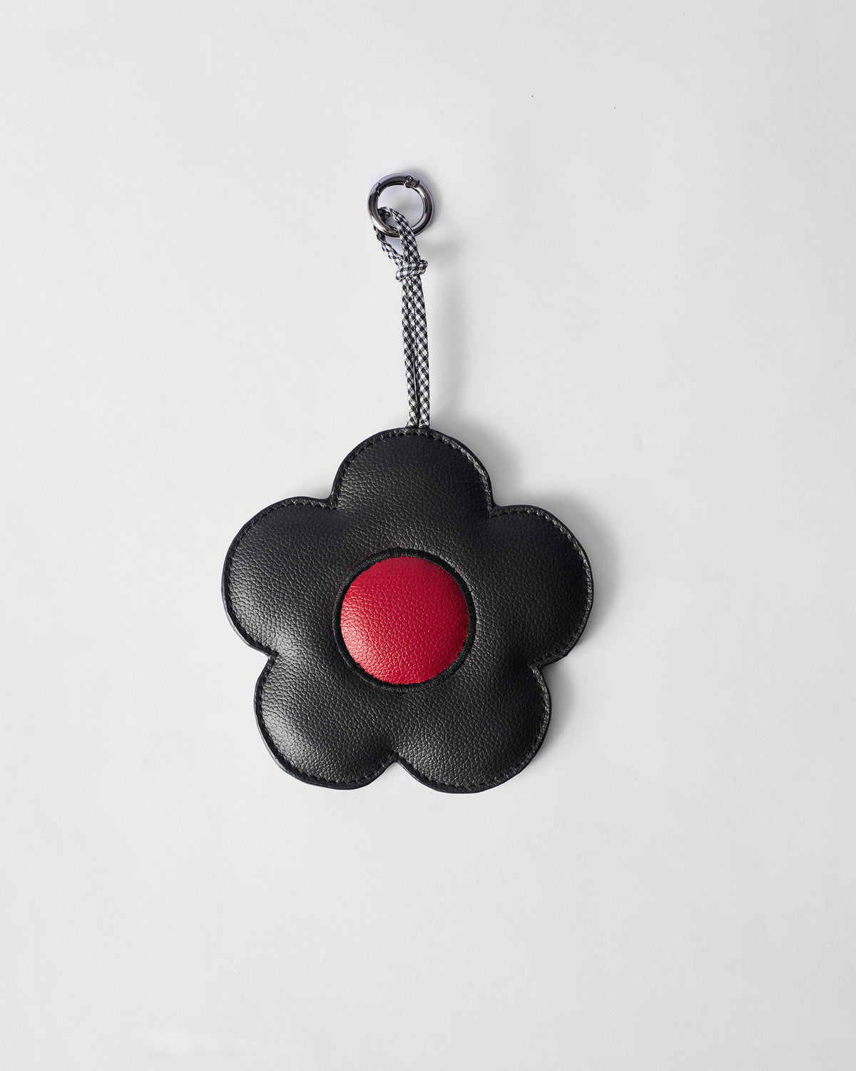 Flower Coin Pouch - Black & Red
