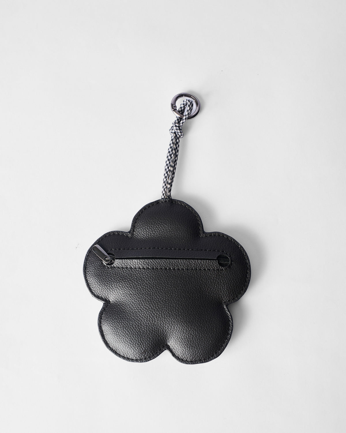 Flower Coin Pouch - Black & Red
