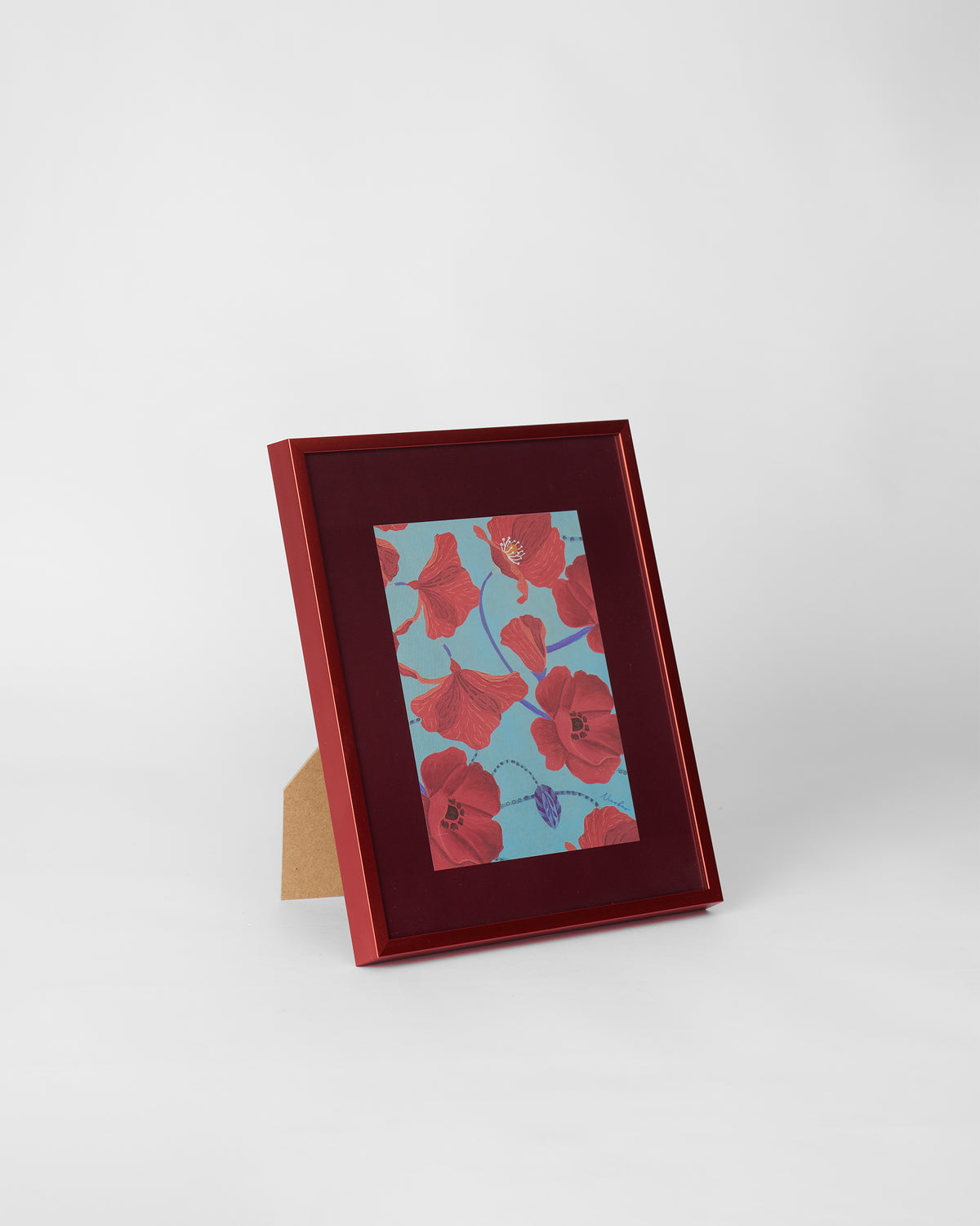 Poppy Wall Art - Red