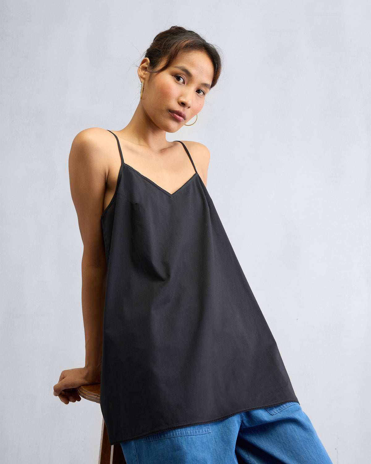 Afra Camisole - Cotton Voile Regular FIt