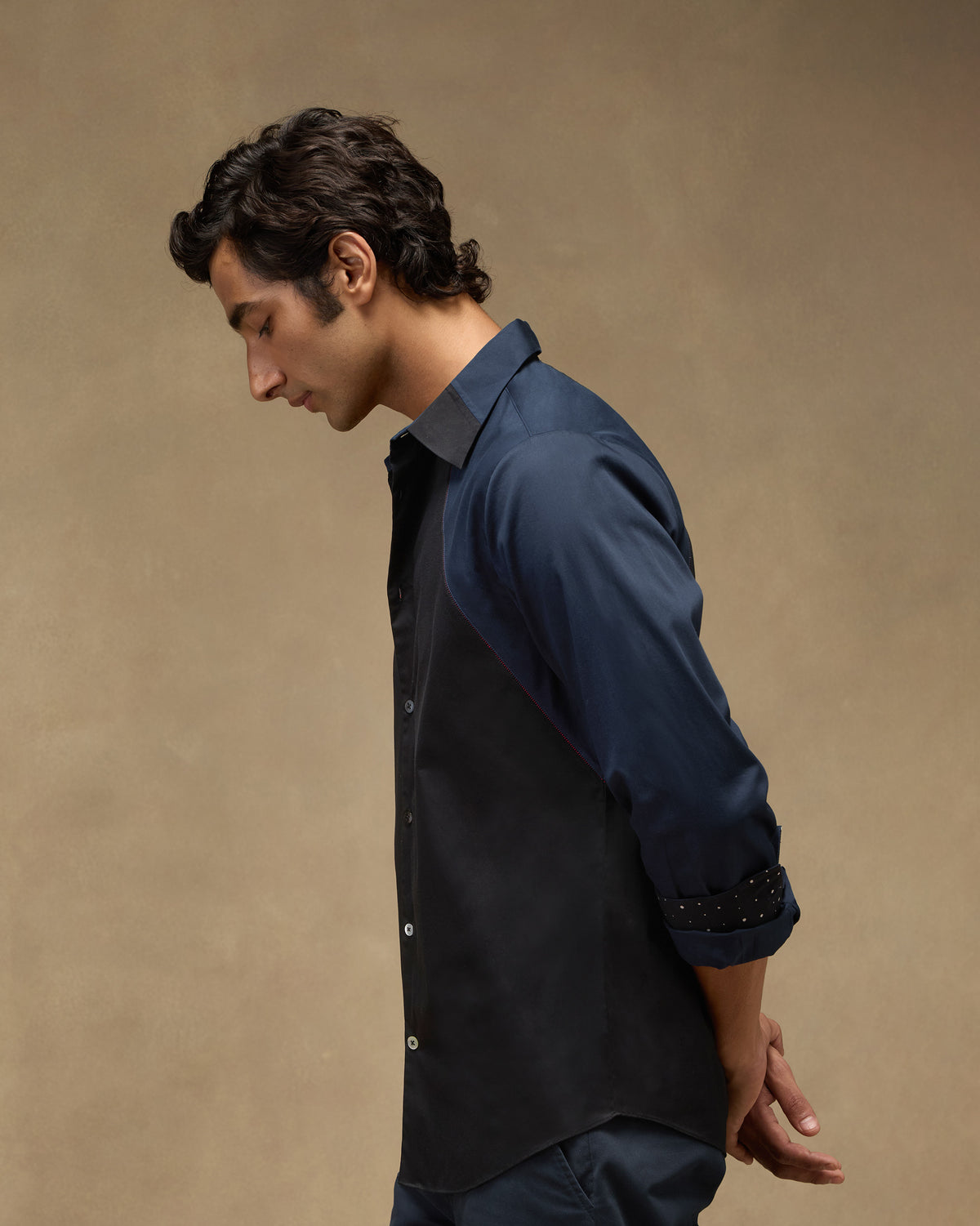 Moonrise Shirt - Cotton Satin Slim Fit