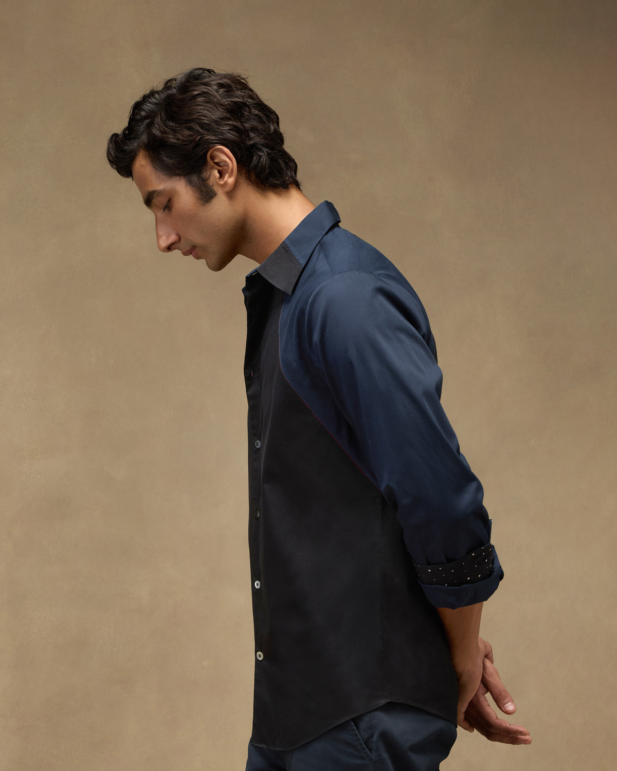 Moonrise Shirt - Cotton Satin Slim Fit