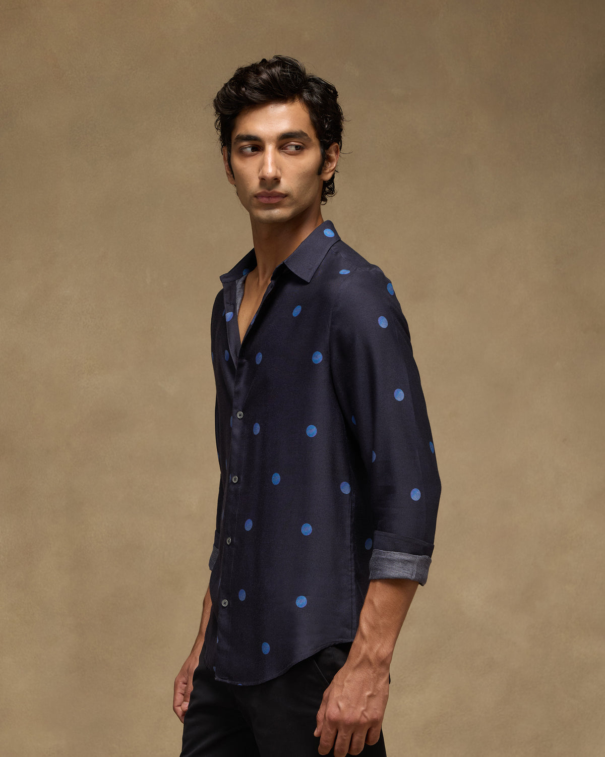 Daze Shirt - Printed Viscose Silk Slim Fit