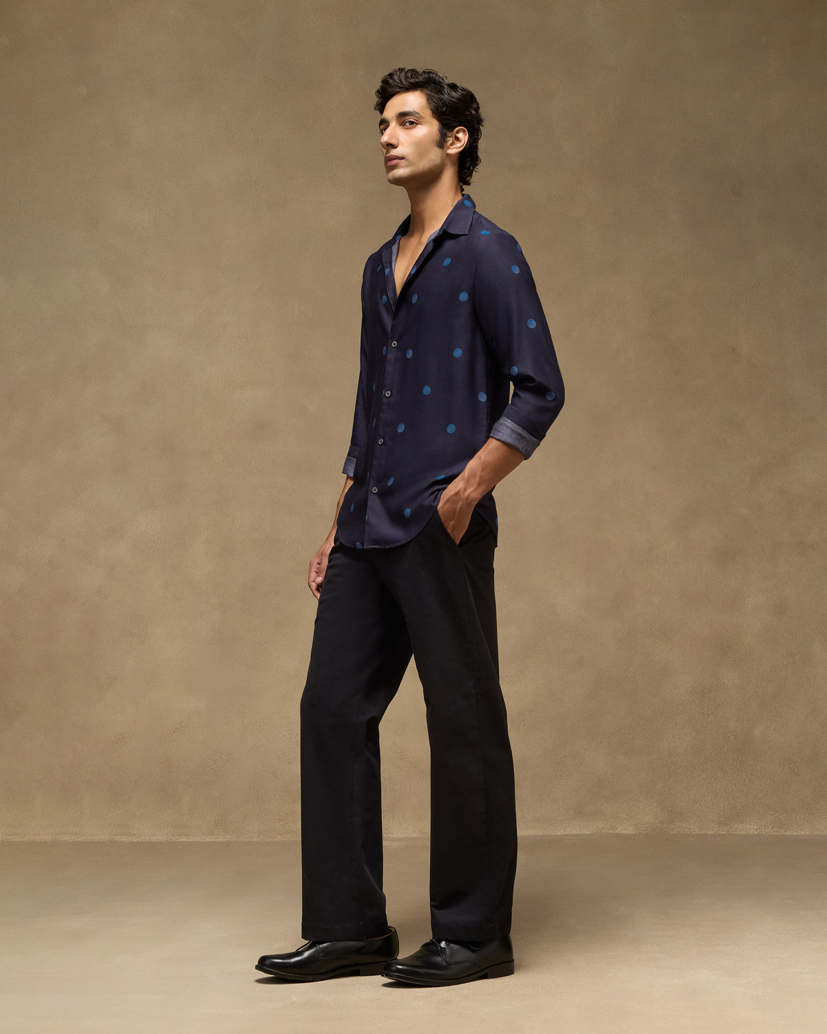 Daze Shirt - Printed Viscose Silk Slim Fit