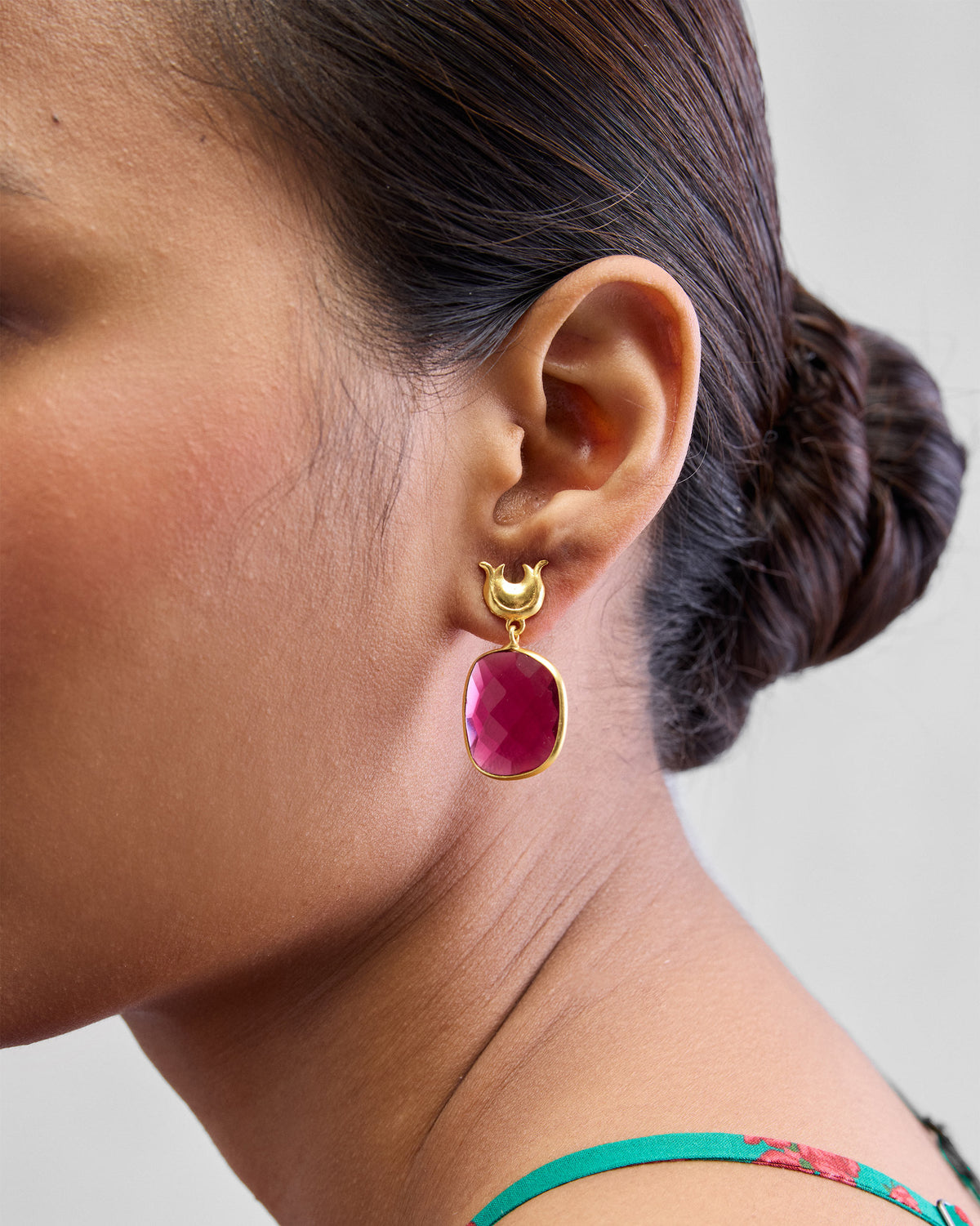 Chandphool Earrings - Gold