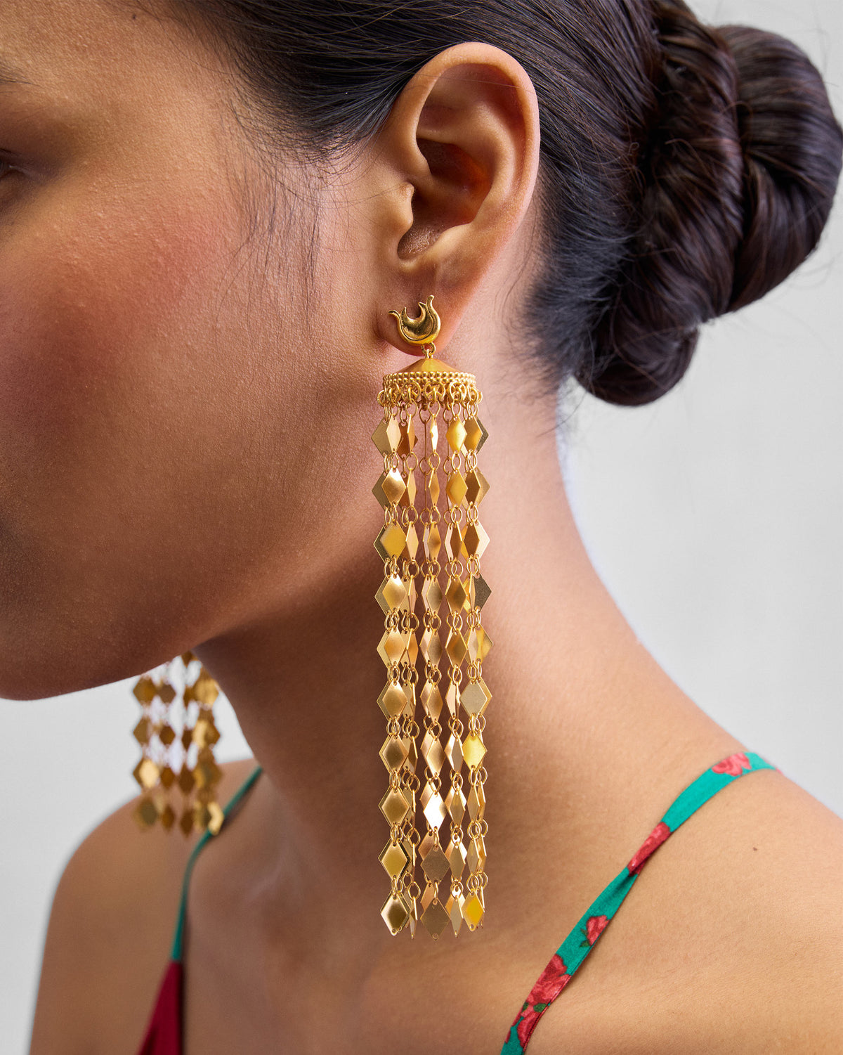 Gulbahar Earrings - Gold
