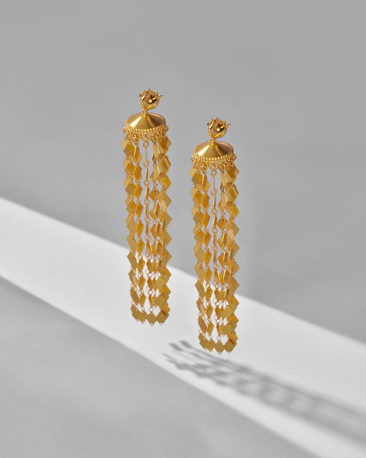 Gulbahar Earrings - Gold