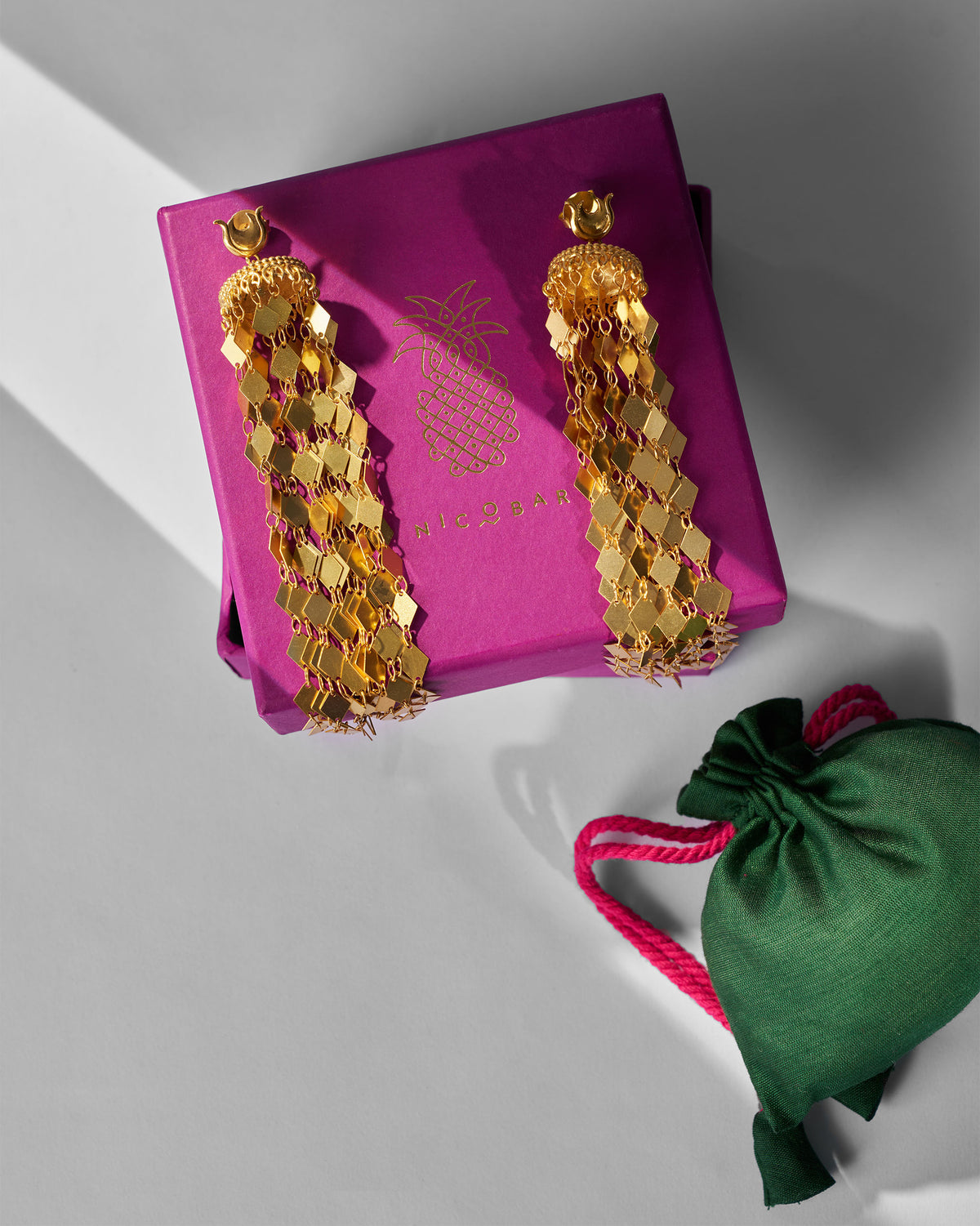 Gulbahar Earrings - Gold