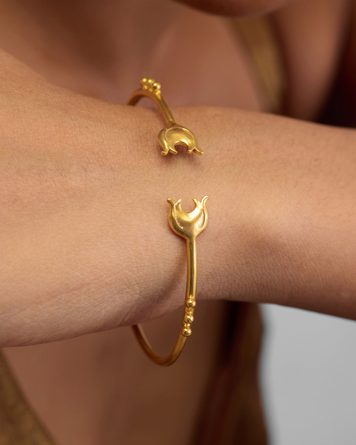 Chaandphool Cuff - Gold