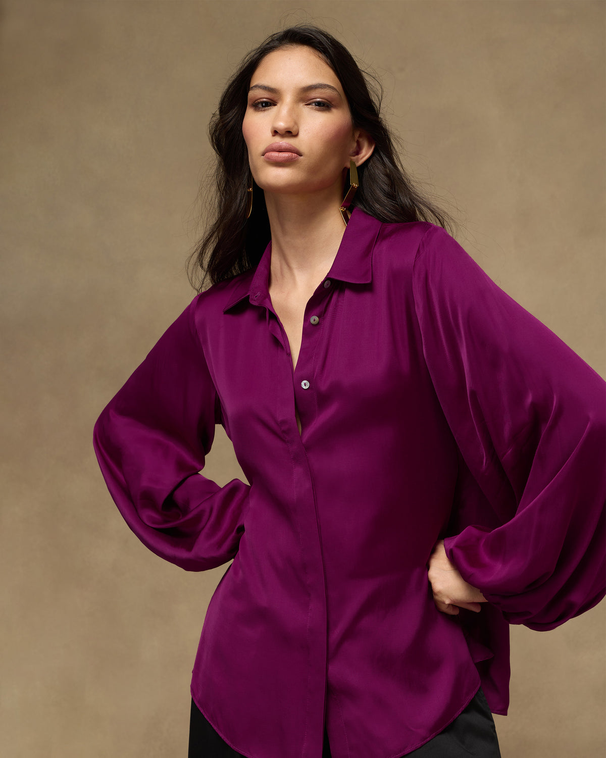 Daydream Shirt - Satin Blend Regular Fit