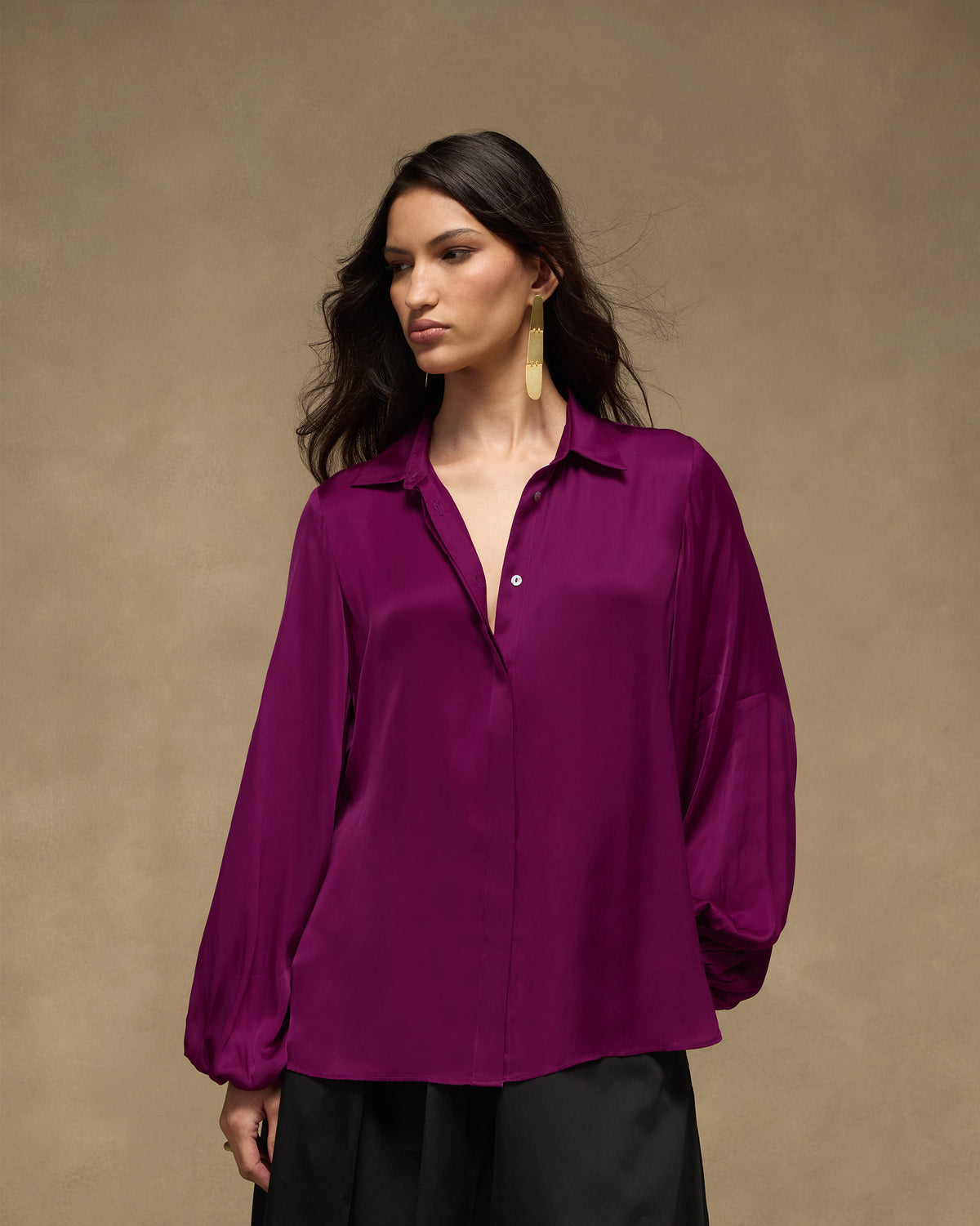 Daydream Shirt - Satin Blend Regular Fit
