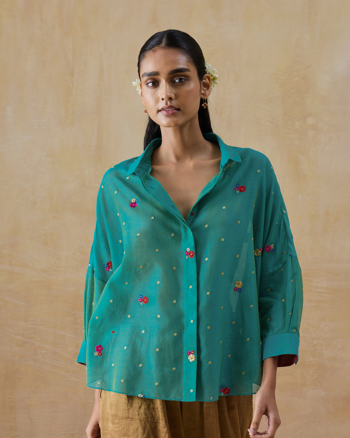 Boxy Shirt - Cotton Silk Loose Fit