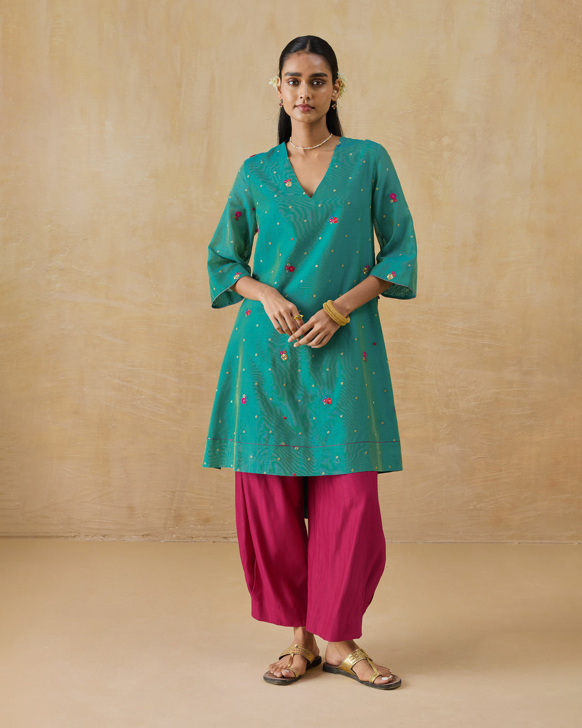 Twilight Kurta - Cotton Silk Regular Fit