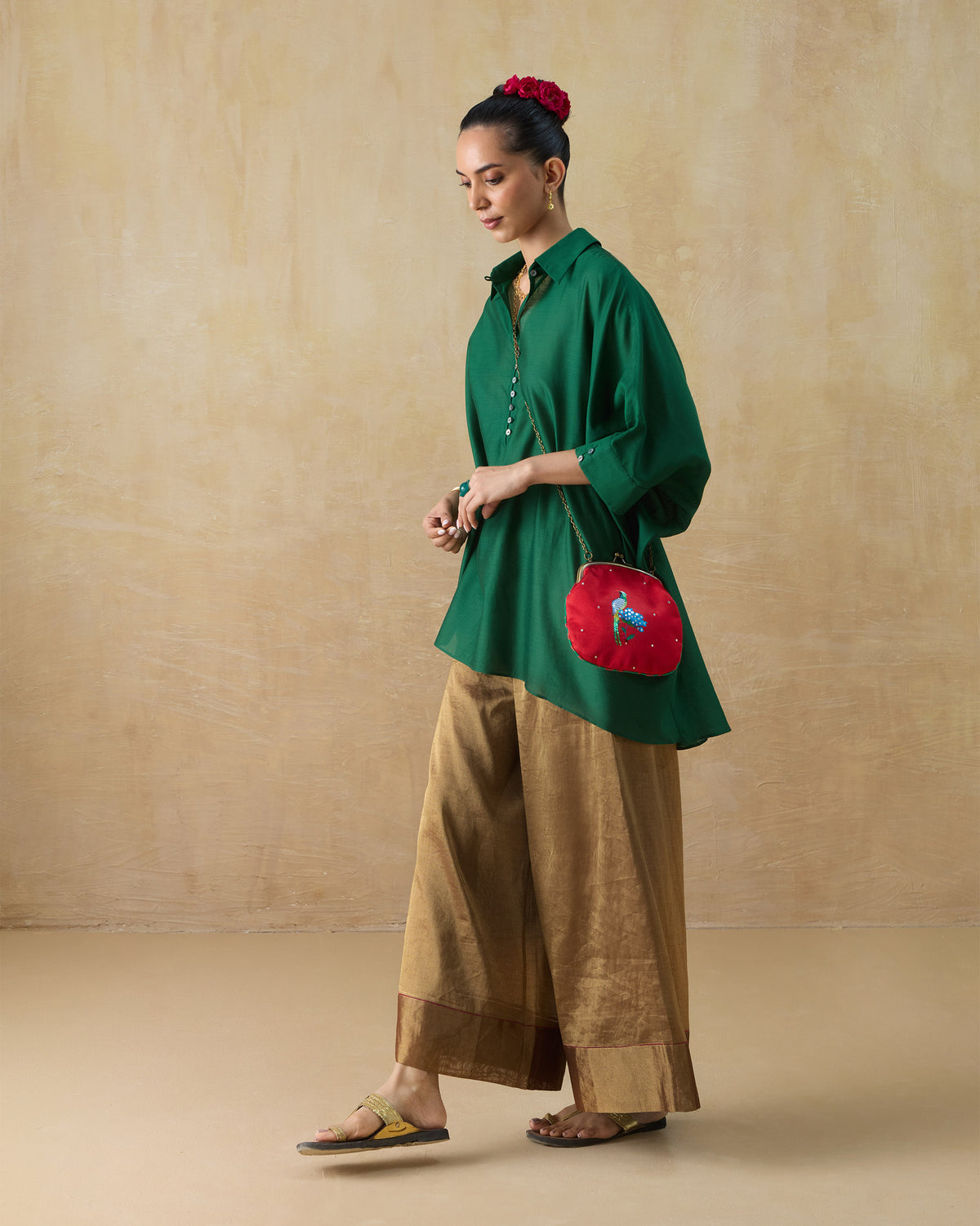 Hala Tunic - Cotton Silk Loose Fit