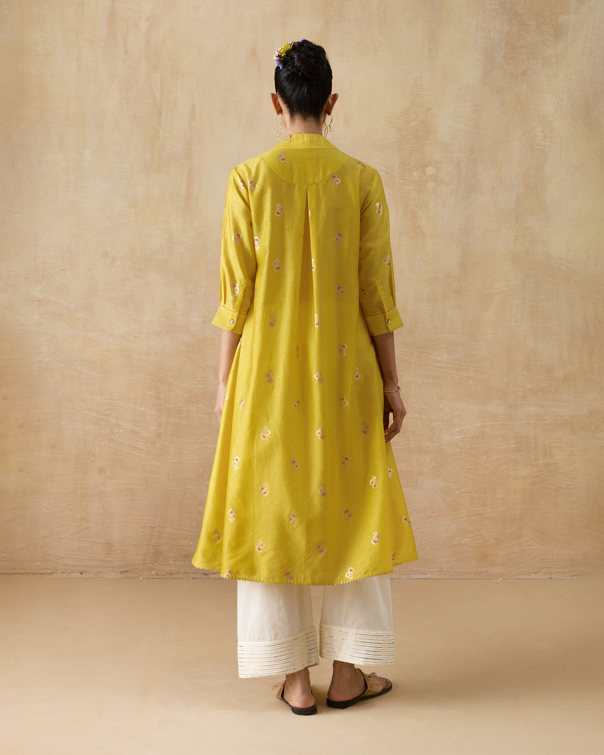 Viva Kurta - Silk Blend A-Line Fit
