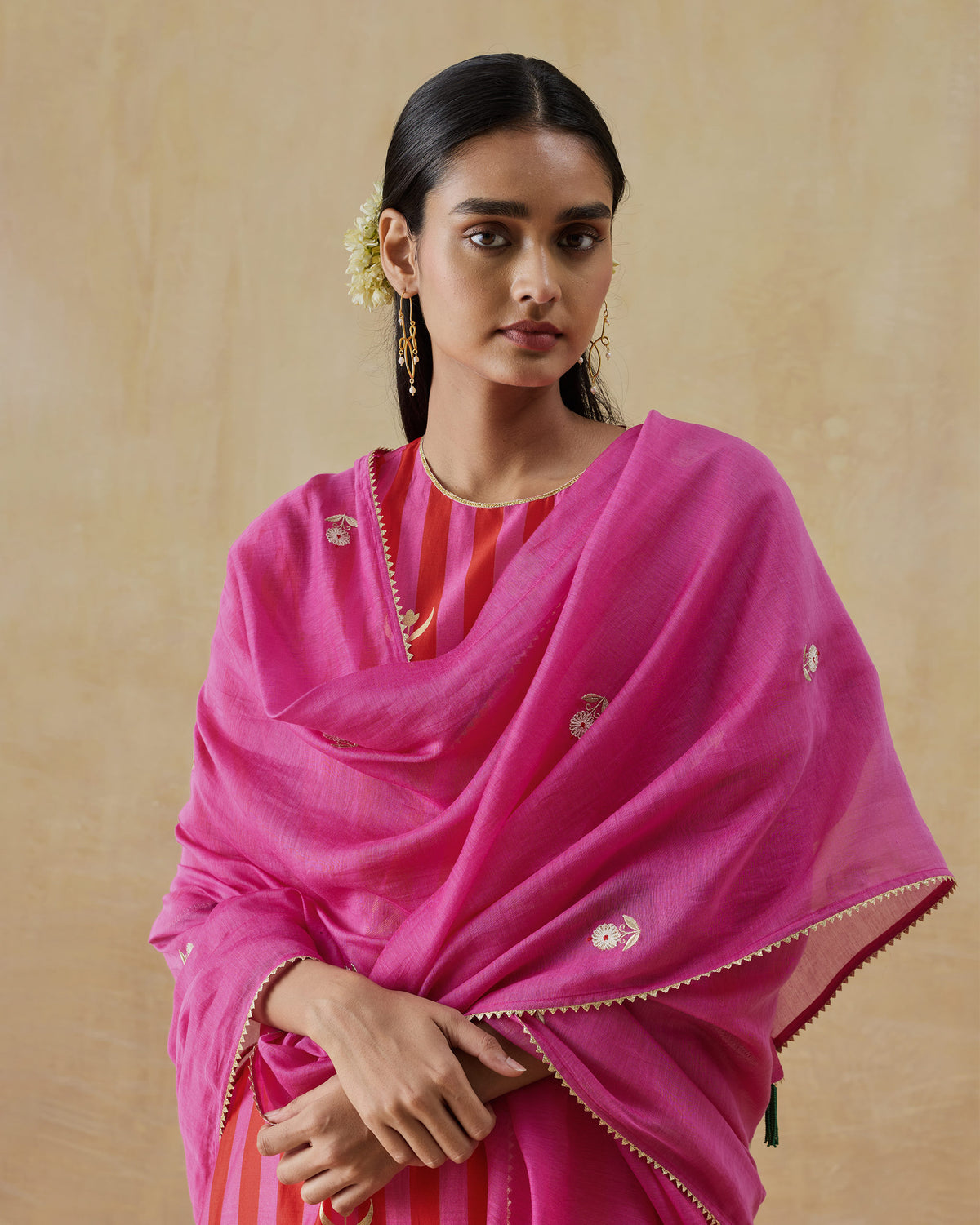 Bubbly Dupatta - Printed Cotton Silk