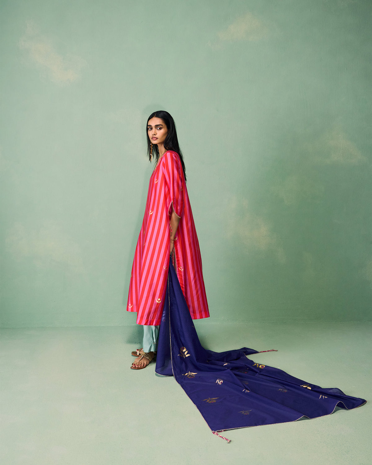 Buzz
Dupatta - Printed Cotton Silk