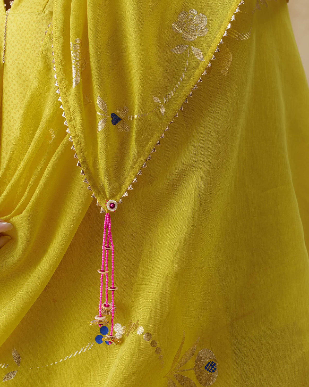 Gale Dupatta - Printed Cotton Silk