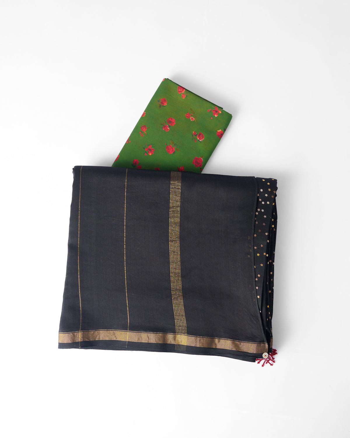 Riverbank Sari - Cotton Silk