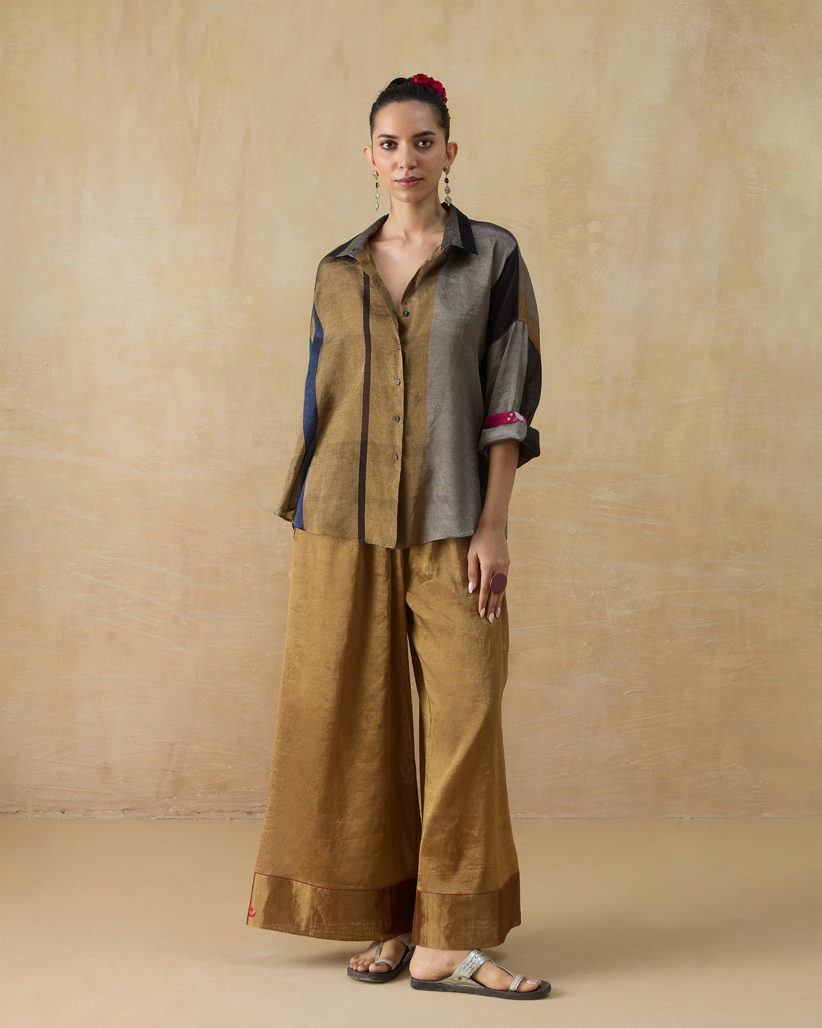 Firefly Shirt - Metallic Tissue Loose Fit