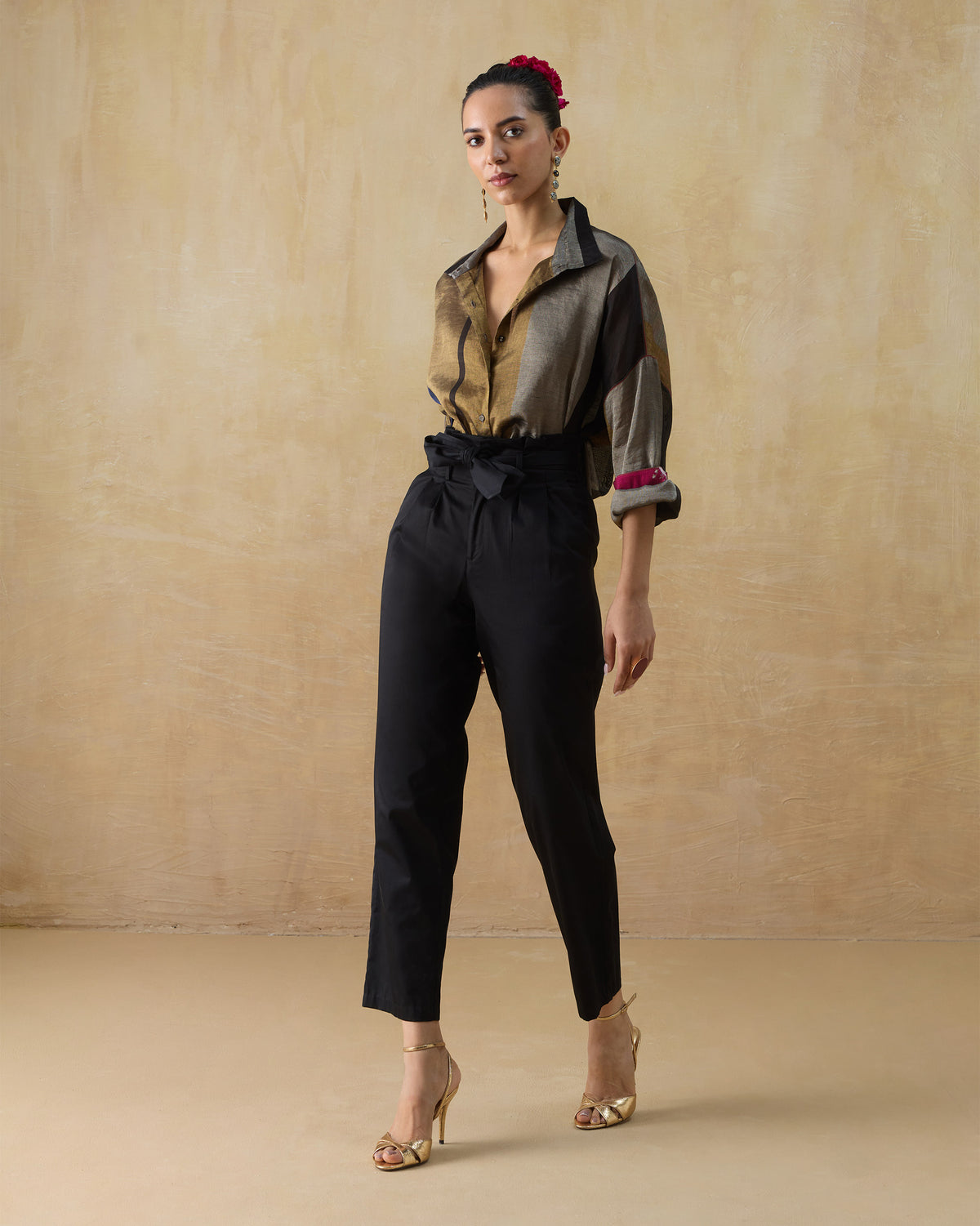 Firefly Shirt - Metallic Tissue Loose Fit