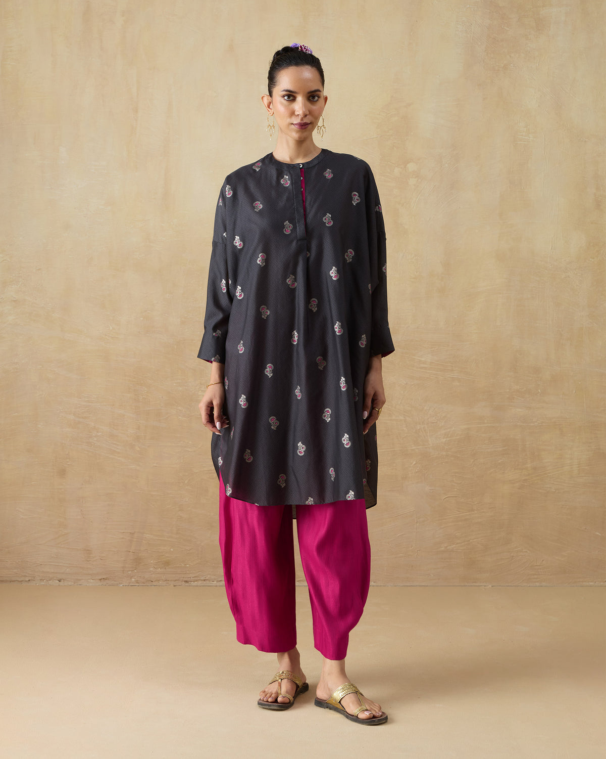 Lazy Sunday Tunic - Cotton Silk Regular Fit