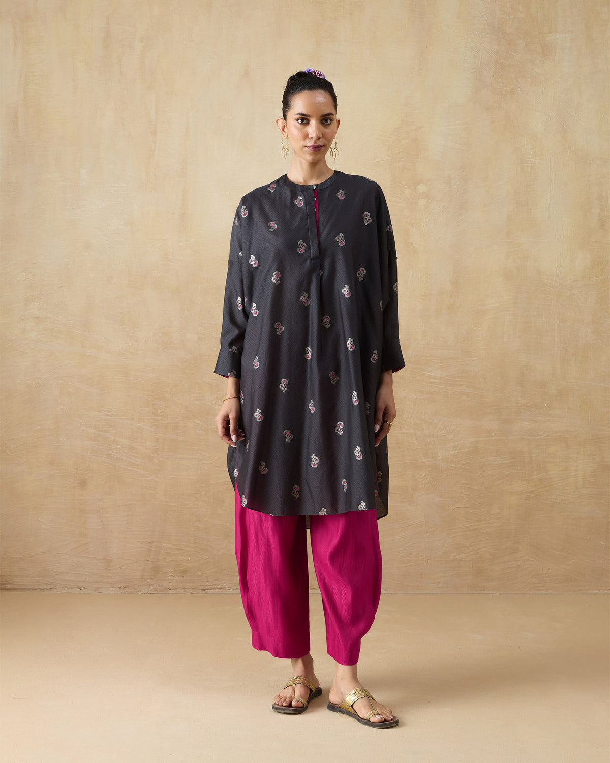 Lazy Sunday Tunic - Cotton Silk Regular Fit