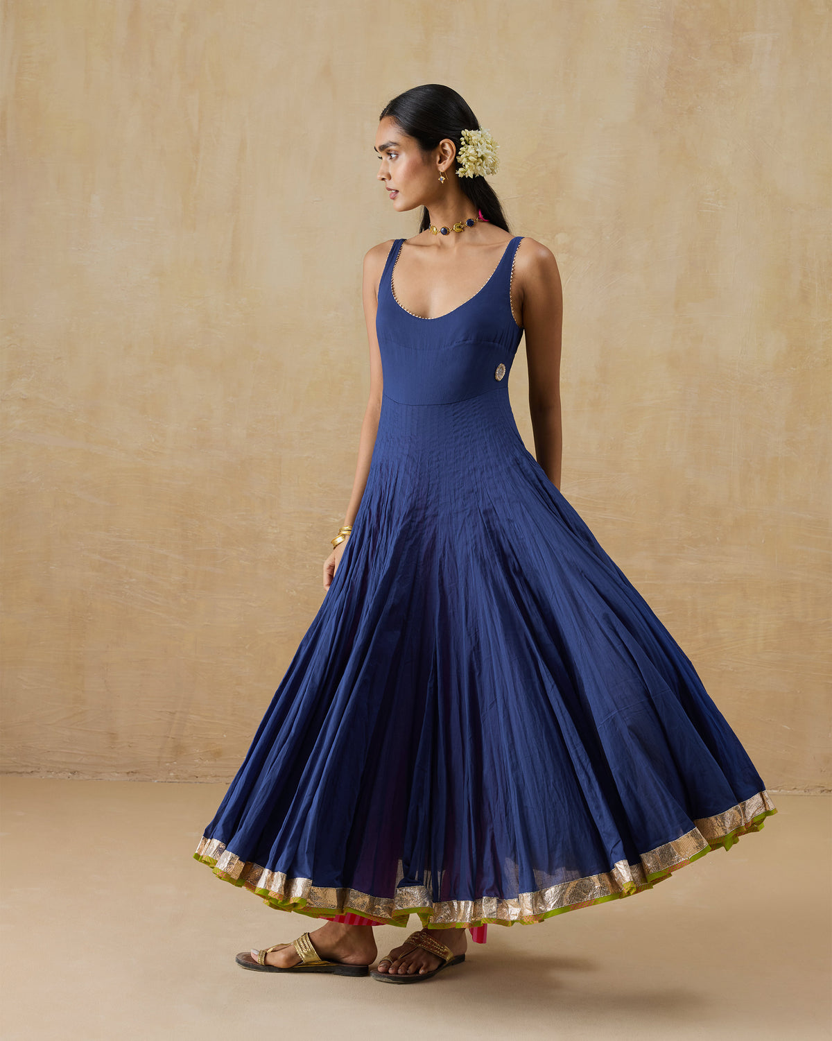 Kochi Kurta - 100% Cotton Flared Fit