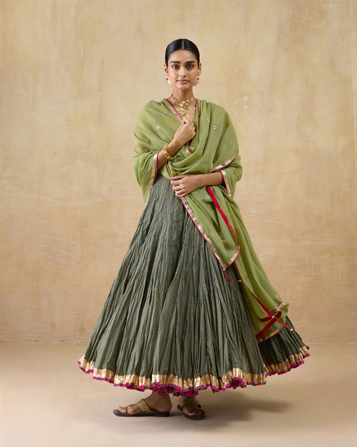 Kochi Kurta - 100% Cotton Flared Fit
