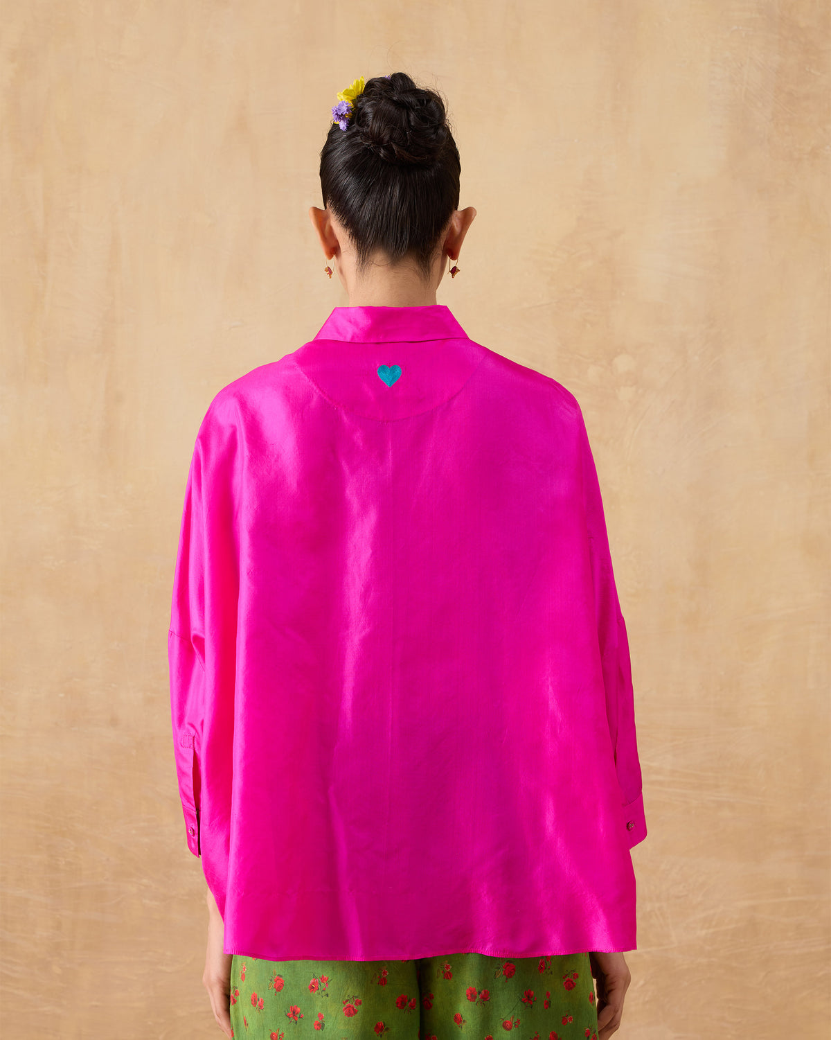 Boxy Shirt - 100% Silk Loose Fit