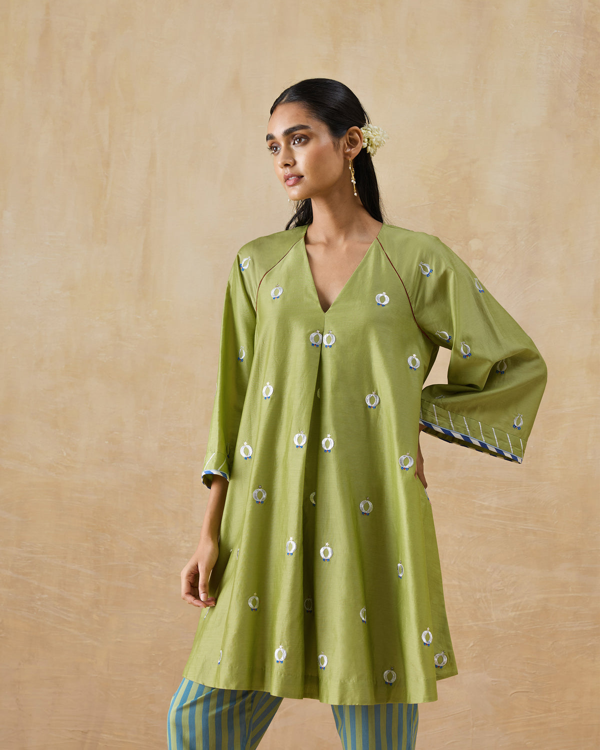 Revelry Kurta - Cotton Silk A-Line Fit