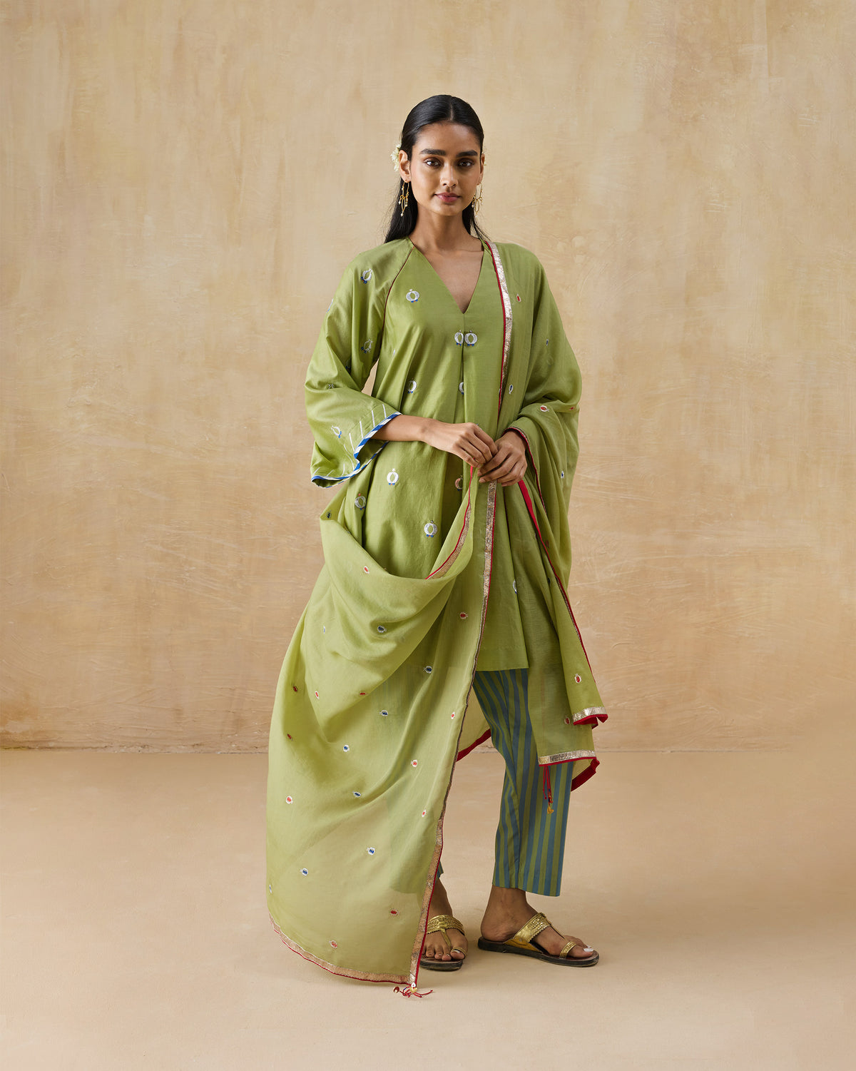 Revelry Kurta - Cotton Silk A-Line Fit