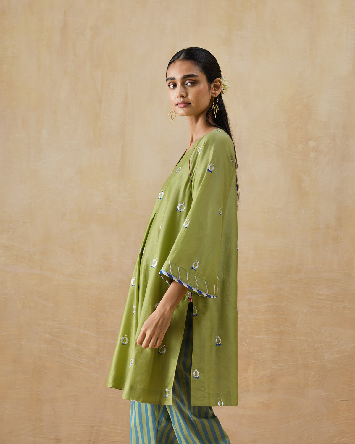Revelry Kurta - Cotton Silk A-Line Fit