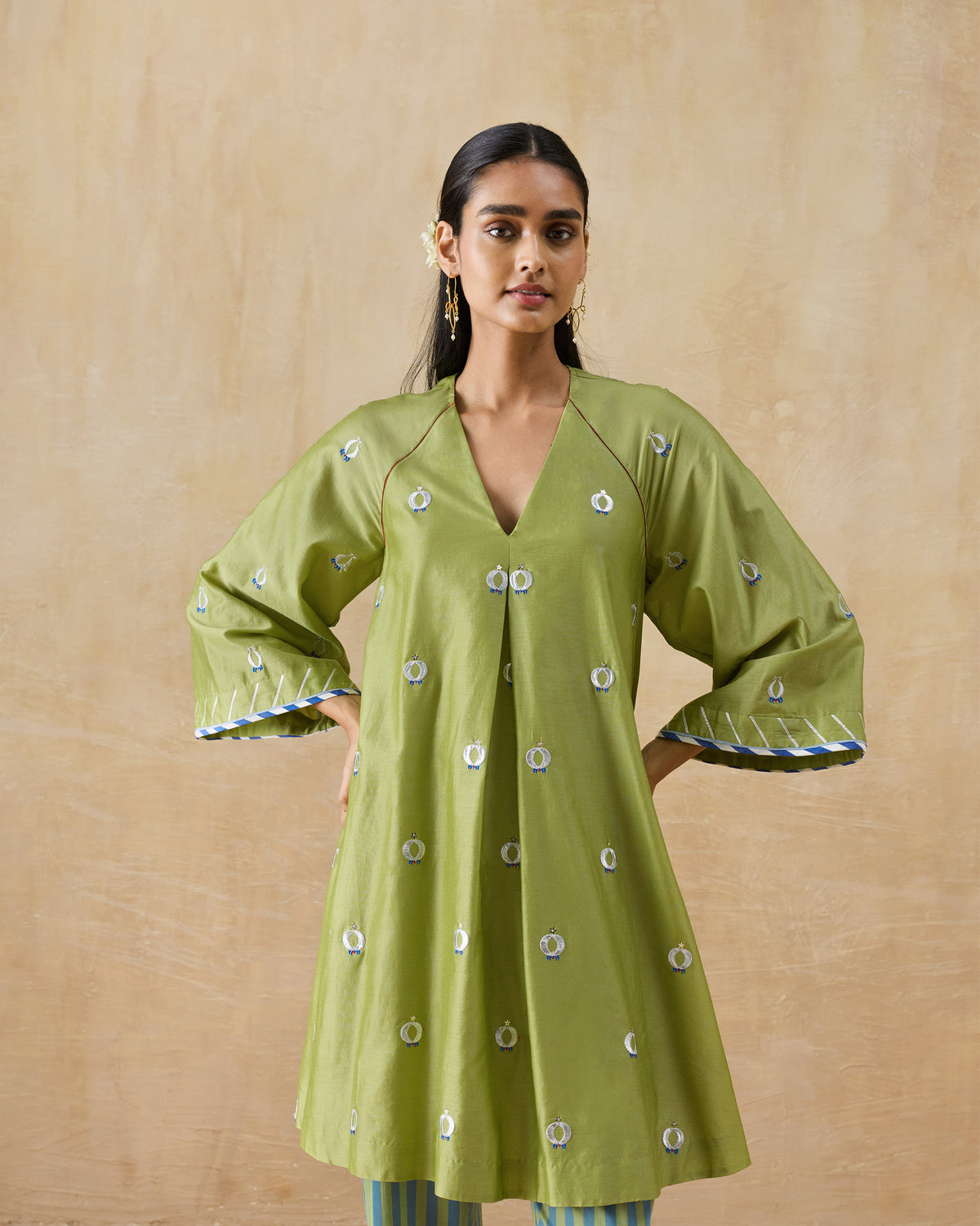 Revelry Kurta - Cotton Silk A-Line Fit