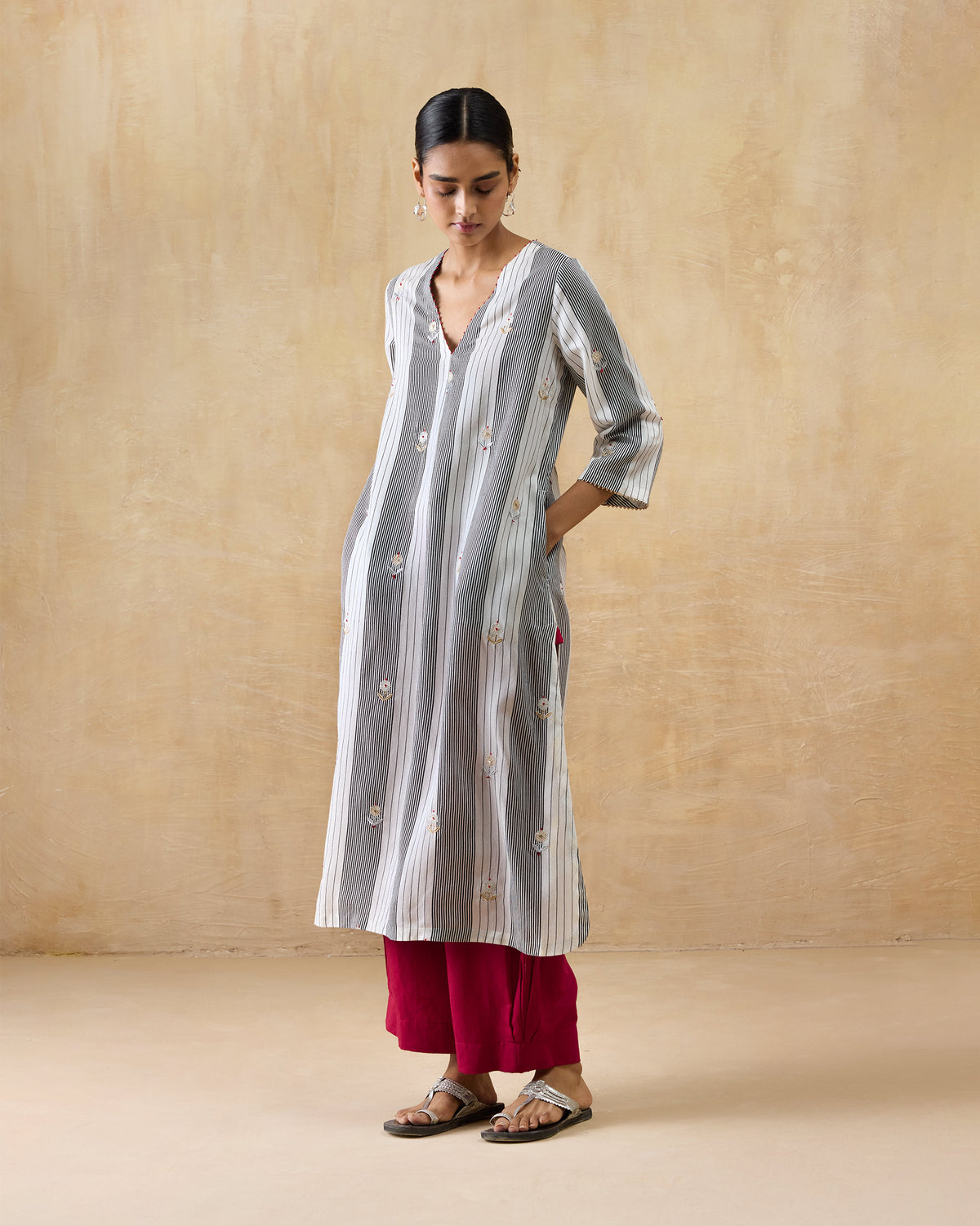 Dash Kurta - Silk Blend Regular Fit