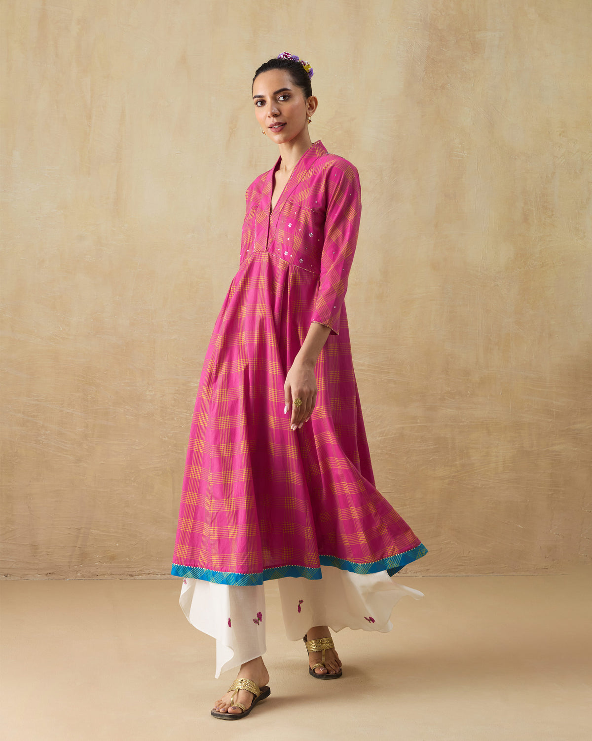 Drifter Kurta - Cotton Flared Fit