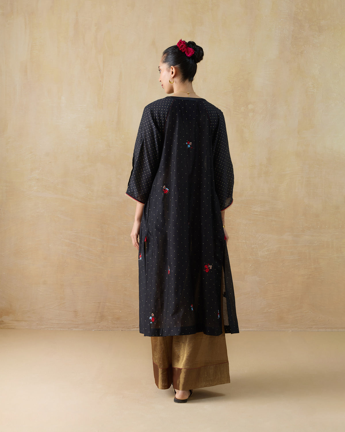 Moonbeam Kurta -
Cotton Silk Regular Fit