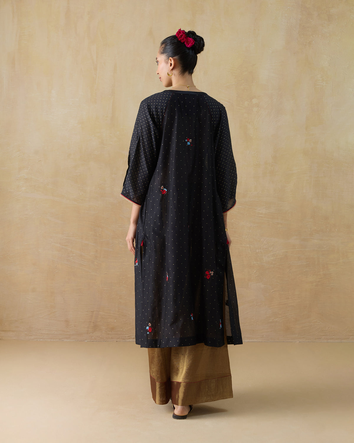 Moonbeam Kurta -
Cotton Silk Regular Fit